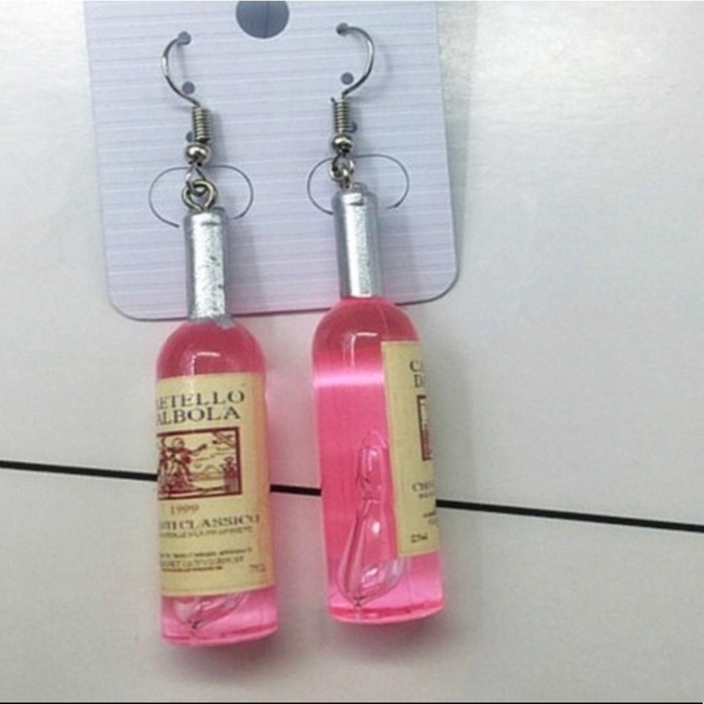 Pink Wine earrings